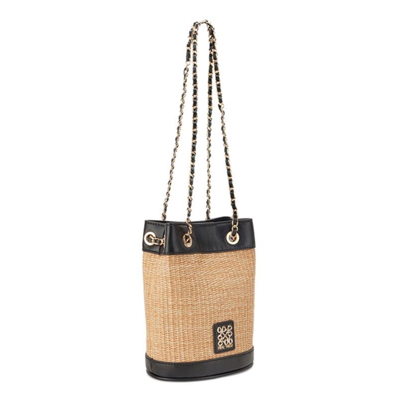 Omyra Mini Novelty Crossbody Natural/black