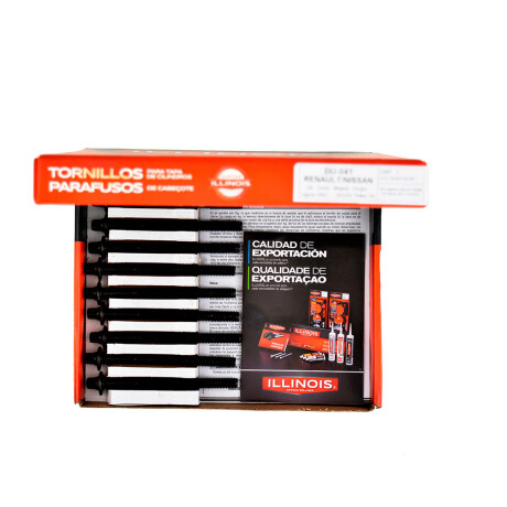 TORNILLO RENAULT JGO TAPA CILINDROS 1.6 16V MOTOR K4M ILLINOIS TORNILLO RENAULT JGO TAPA CILINDROS 1.6 16V MOTOR K4M ILLINOIS