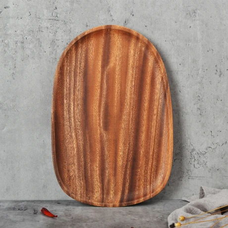 Platos Para Servir De Madera Acacia Largo 30cm x Ancho 20cm x Alto 2cm Platos Para Servir De Madera Acacia Largo 30cm x Ancho 20cm x Alto 2cm