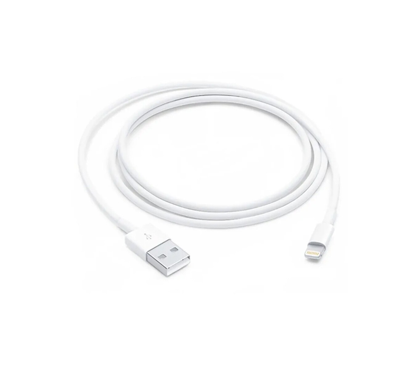 Cable De Datos Generico USB a Lightning 1.2 Mts Blanco 
