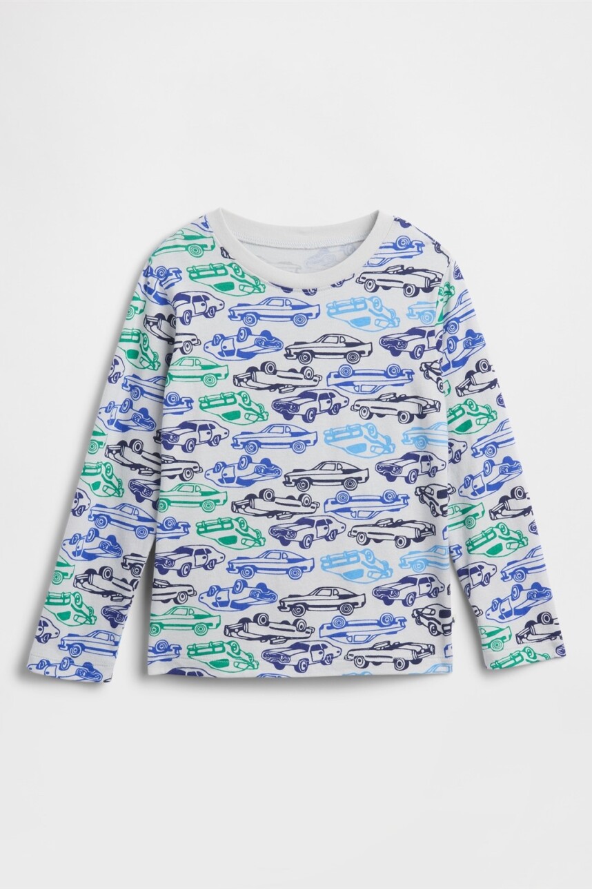 Remera Gràfico Toddler Niño Trek Grey