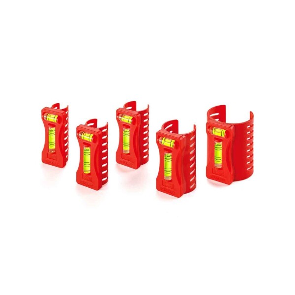 JUEGO DE 5PZ DE NIVELES PARA CAÑERIAS KAPRO Juego De 5pz De Niveles Para Cañerias Kapro