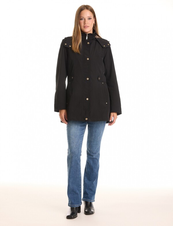 Gabardina Impermeable NEGRO