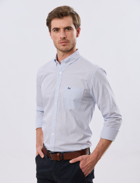CAMISA CUADROS Azul