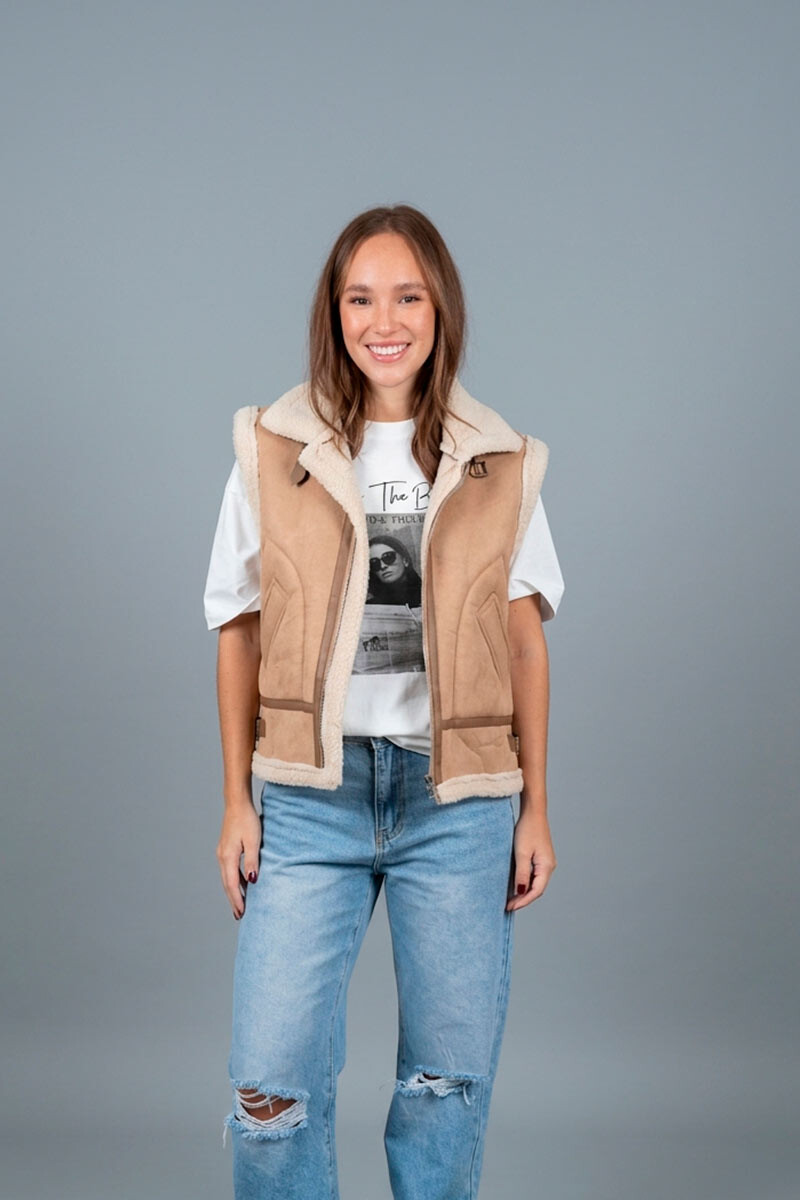 CHALECO - Beige 