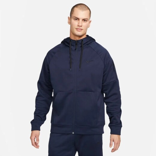 Campera Nike Training Hombre TF HD FZ Obsidian/Black S/C