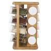 Rack 16 especiero giratorio madera bambú Rack 16 especiero giratorio madera bambú