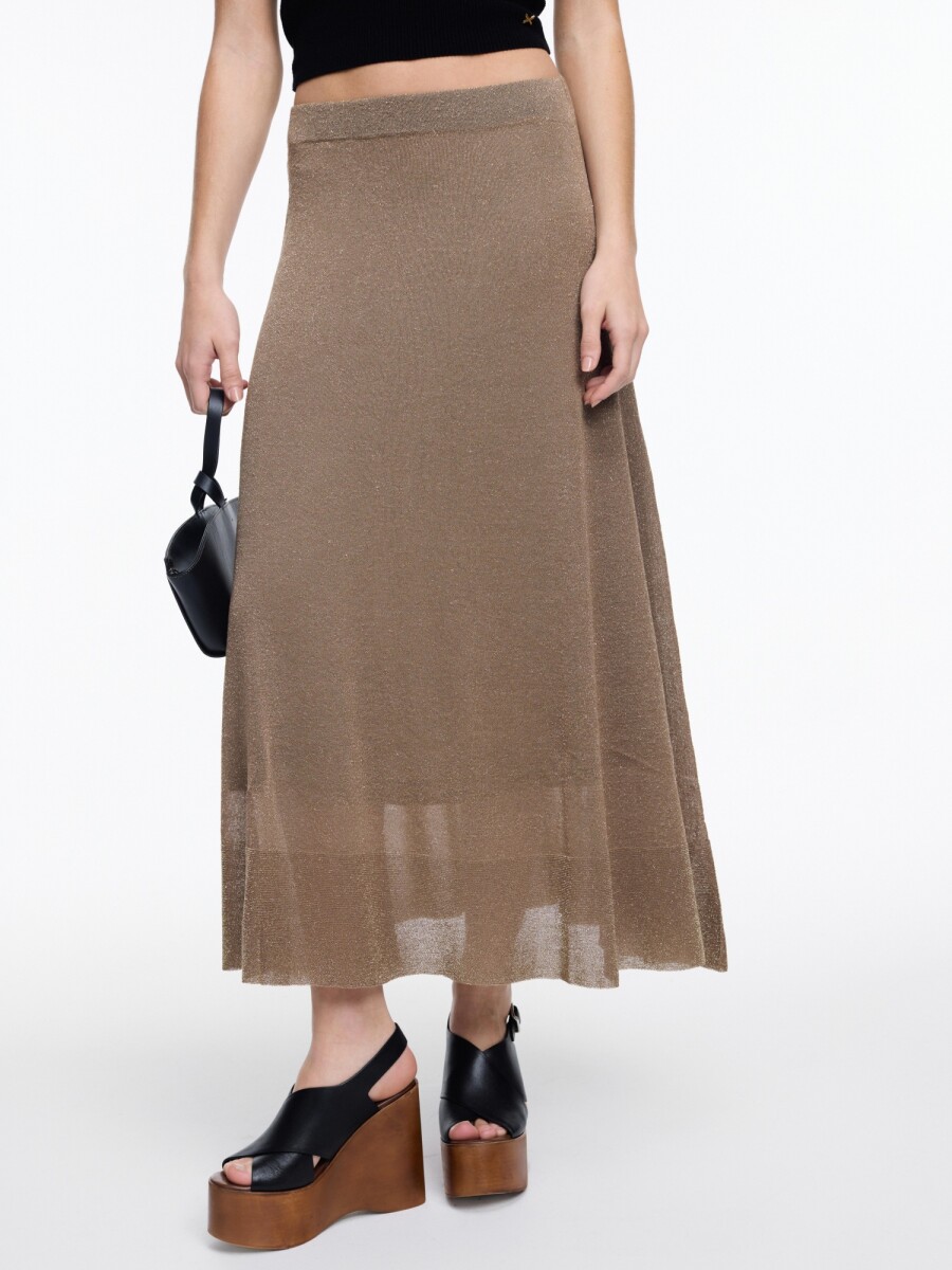 FALDA TEJIDA LUREX 