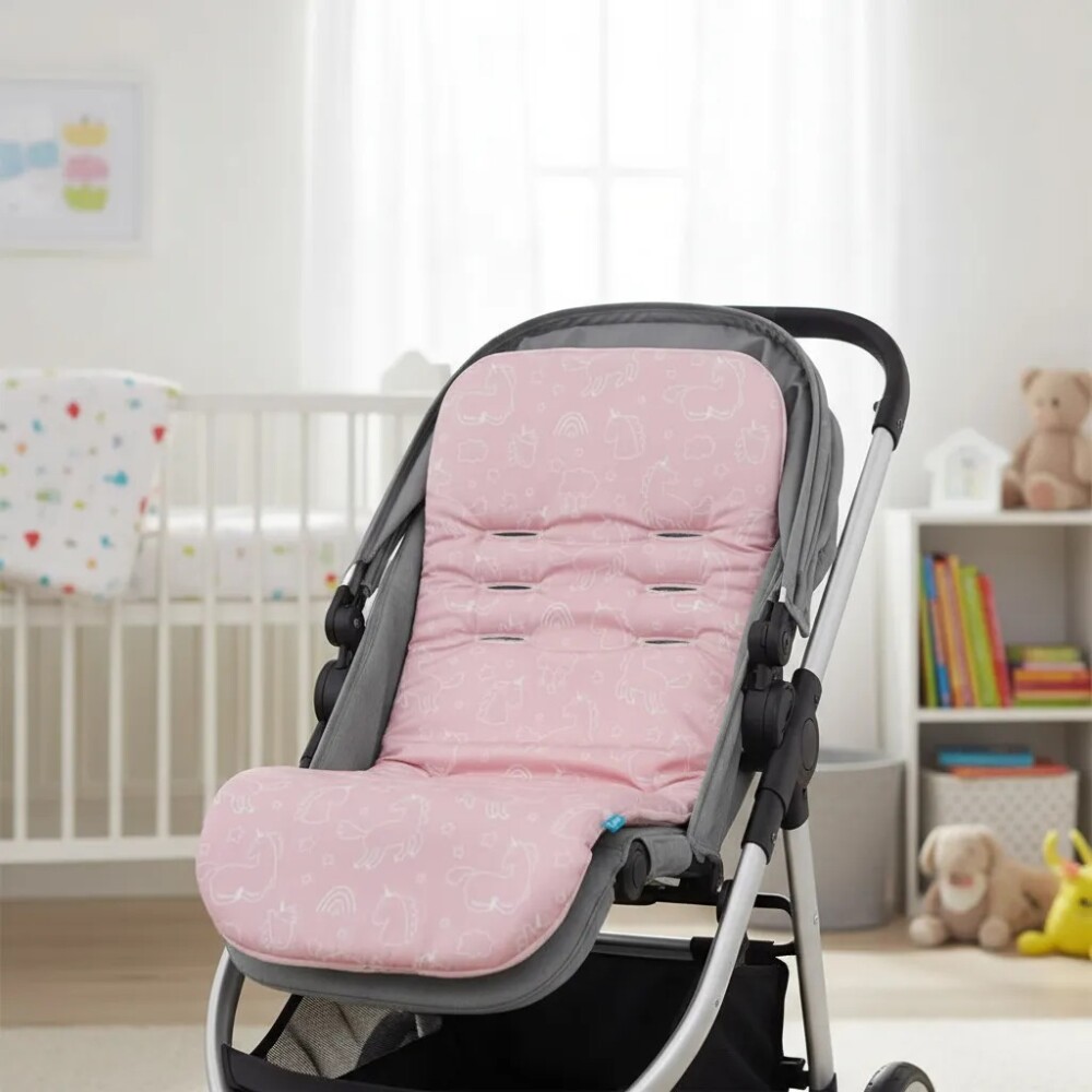 Colchon para coche universal BUBA Rosa pastel