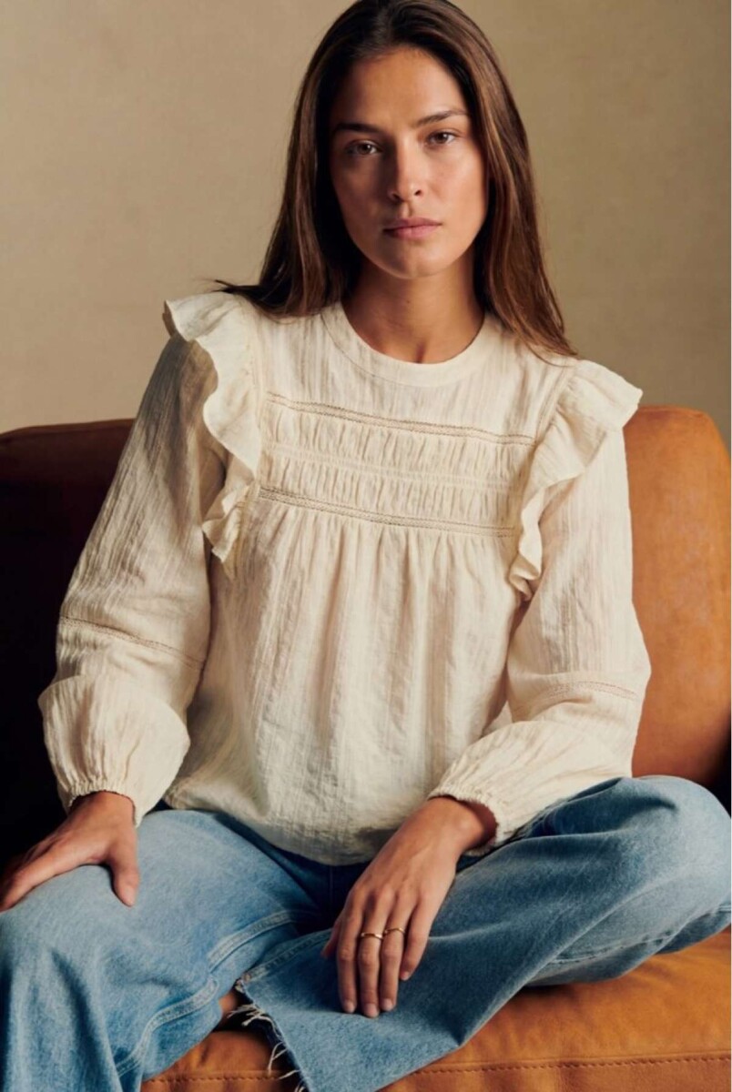 Blusa Con Volados - Arena 