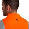 Remera Hombre Polo Reflectiva Diadora Naranja