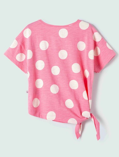 BLUSA INFANTIL ESTAMPADA ROSA