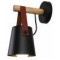 Aplique Moderno Metal Madera Vintage Nordico Calidad Negro