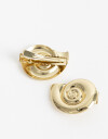 Horquillas con Accesorios Metal Set De Piquitos Caracol Glossy - Dorado