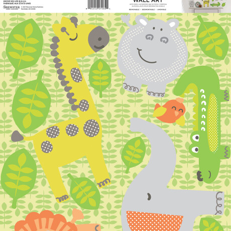 WALLPOPS JUNGLE BUDDIES WALL STICKERS N/A