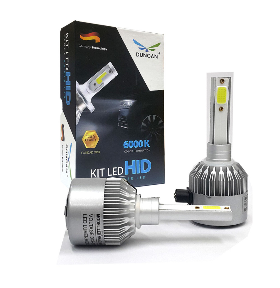 LAMPARA - KIT LED C6 H1 6000K DUNCAN — Cymaco