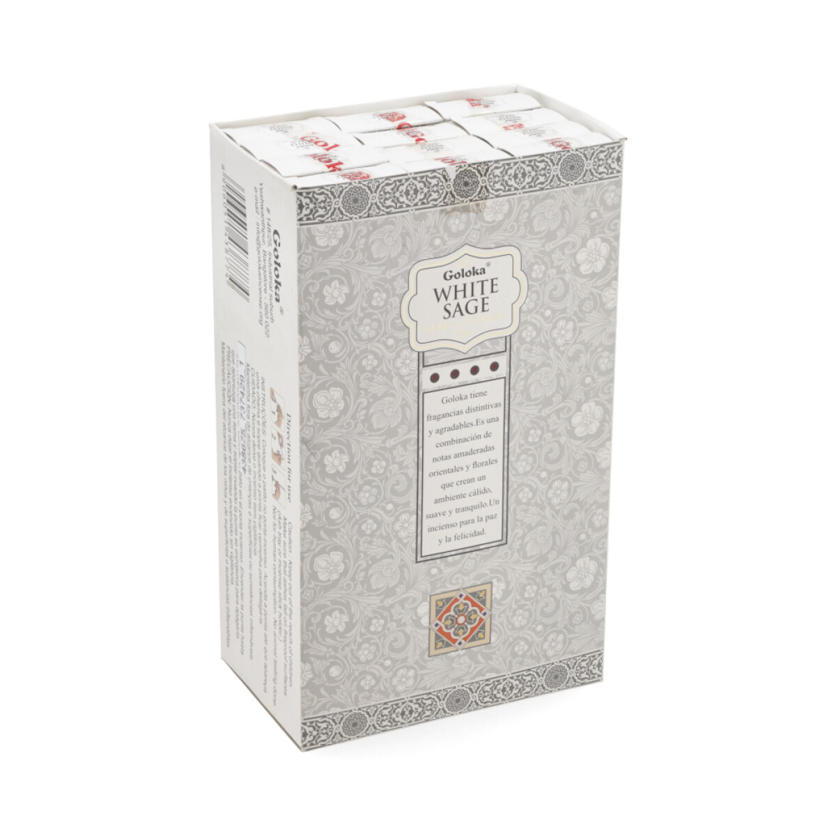 INCIENSO GOLOKA CAJA X12 - Salvia Blanca 