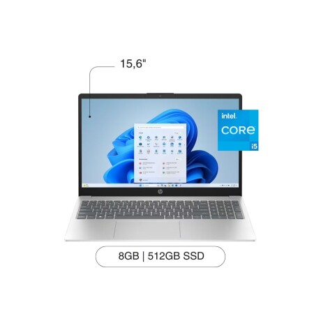 Notebook HP 15-FD0250WM 15.6' HD 512GB / 8GB RAM I5-1334U W11 - Silver Notebook HP 15-FD0250WM 15.6' HD 512GB / 8GB RAM I5-1334U W11 - Silver