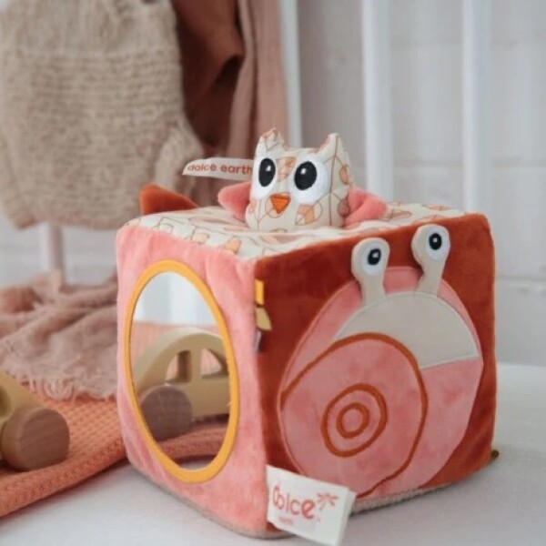 Cubo de actividades tela montessori DOLCE Cubo de actividades tela montessori DOLCE
