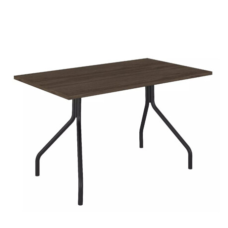 JUEGO DE COMEDOR MESA Y 6 SILLAS EN METAL negro