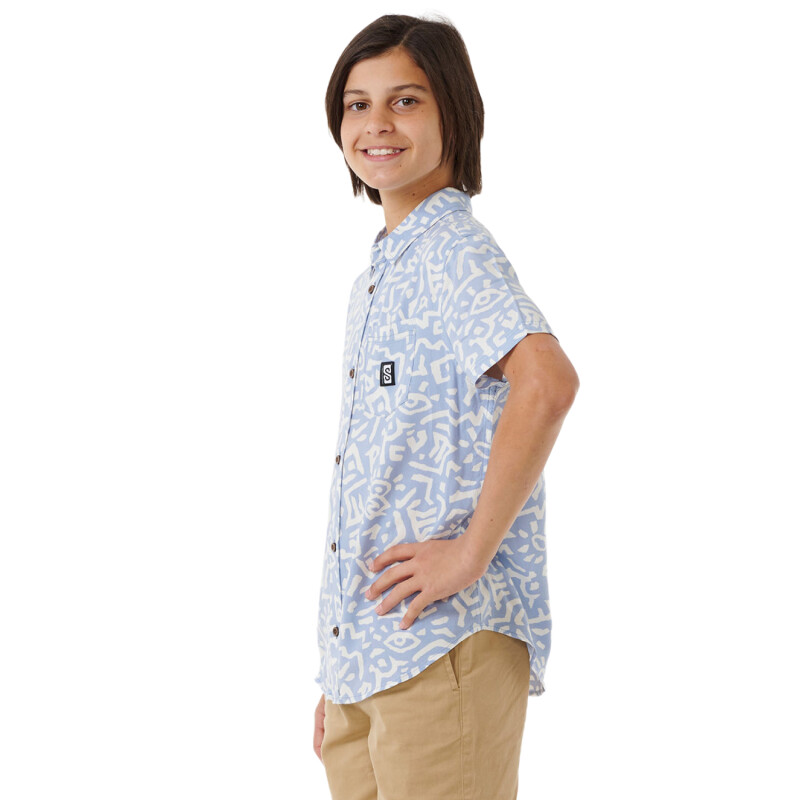 Camisa Rip Curl Search - Celeste Camisa Rip Curl Search - Celeste