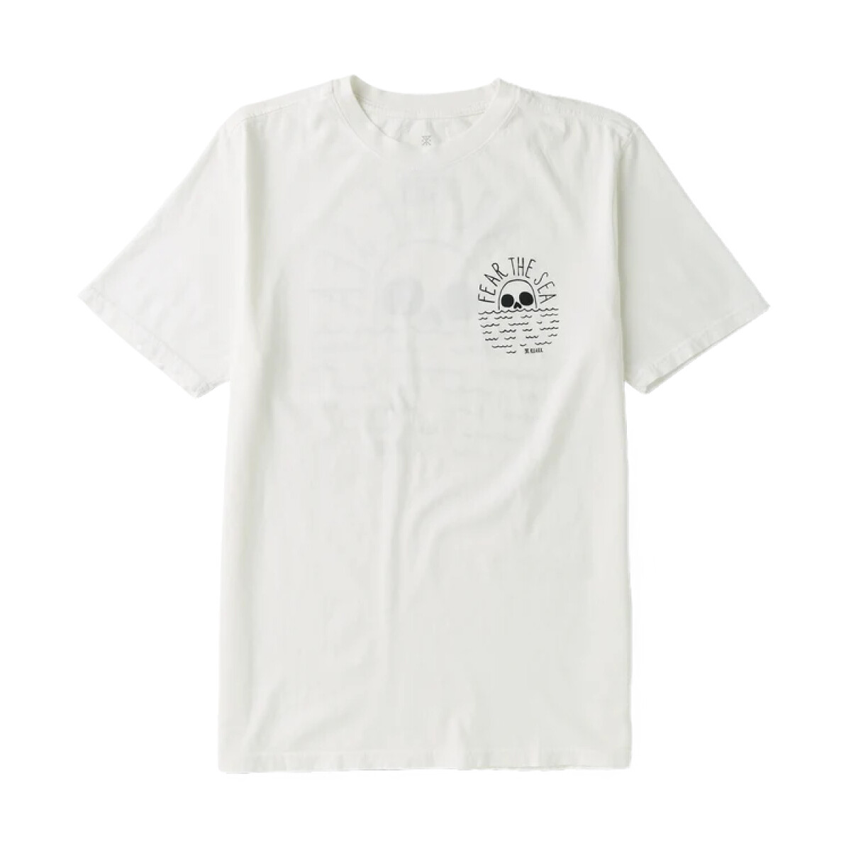 Remera Roark Fear The Sea - Blanco 