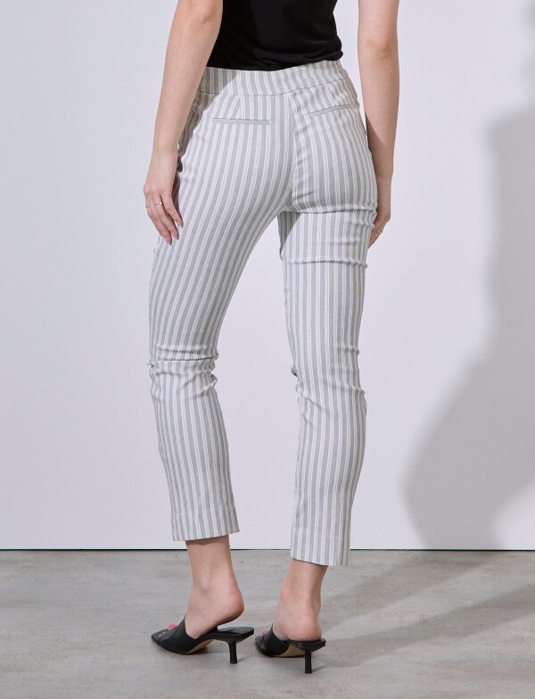 Pantalon Lineas Modelador GRIS/MULTI