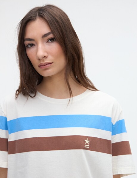 Remera Gaia Off white