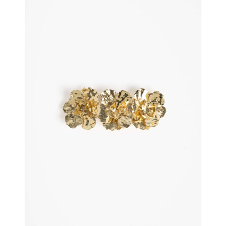 Hebilla Francesa Botánico Dorado