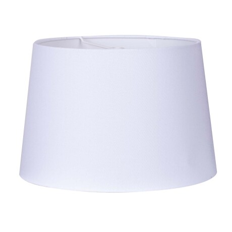PANTALLA LINO BLANCO CILINDRO