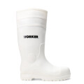 Botas de Hombre Worker Lactica con Puntera de Acero Blanco