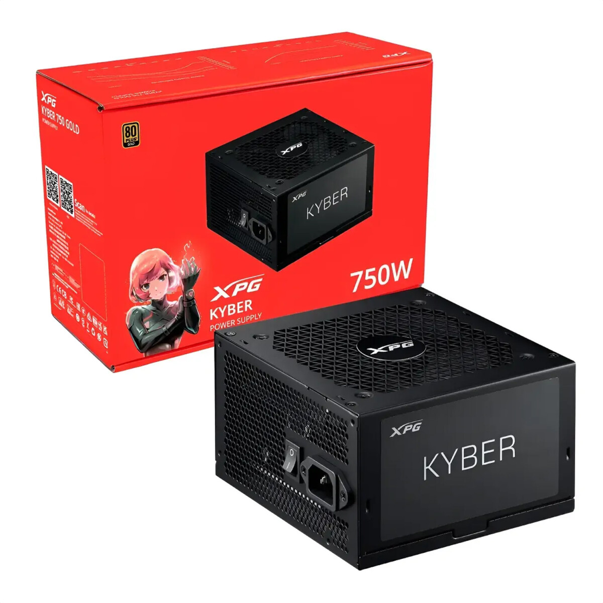 FUENTE ADATA XPG 750W KYBER 80 PLUS GOLD 