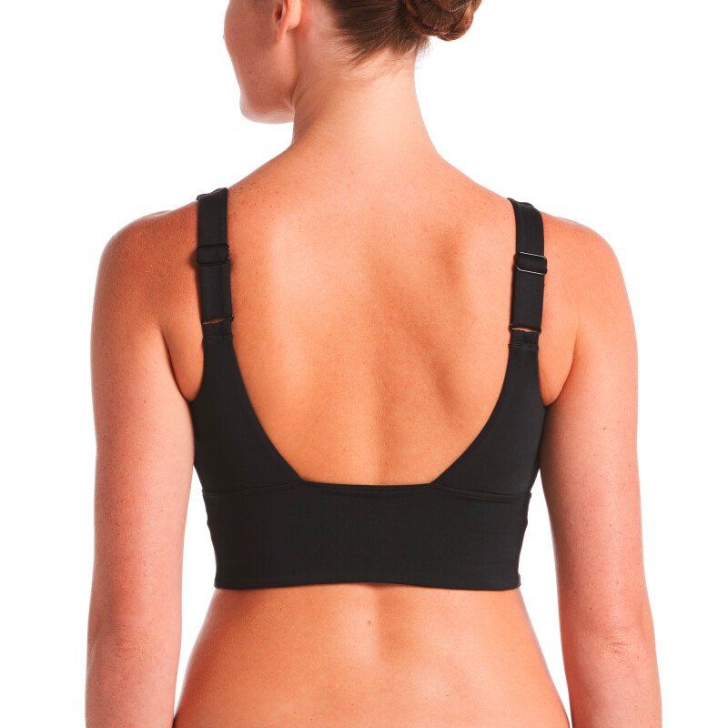 Traje de Baño Scoop Neck Midkini de Mujer Negro