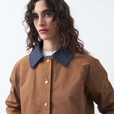 TRENCH SOLENE Marron