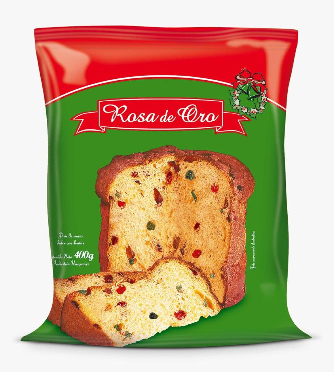 PAN DULCE ROSA DE ORO 400G FRUTAS 
