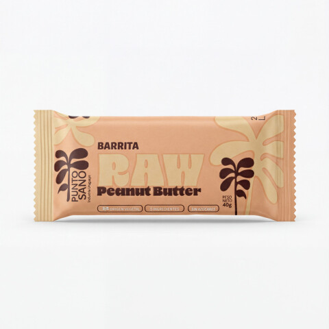 Barra raw peanut butter 40g Punto Sano Barra Raw Peanut Butter P Sano