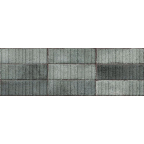 REVESTIMIENTO VERDE DESTONIFICADO BRILLO RELIEVE 30X90Cm PARED GAMAS DE VERDE