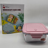 Recipiente Rectangular de Vidrio C/Trabas 1040 ML - X-BX1001 Recipiente Rectangular de Vidrio C/Trabas 1040 ML - X-BX1001