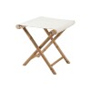 TABURETE PLEGABLE BAMBU/BLANCO Unica