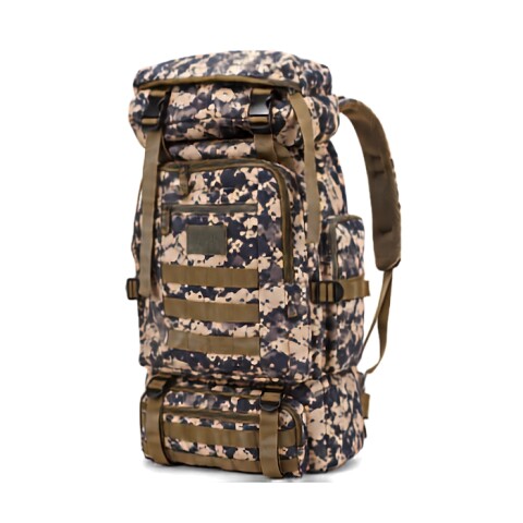 Mochila Táctica Militar 80L Trekking Pixelado