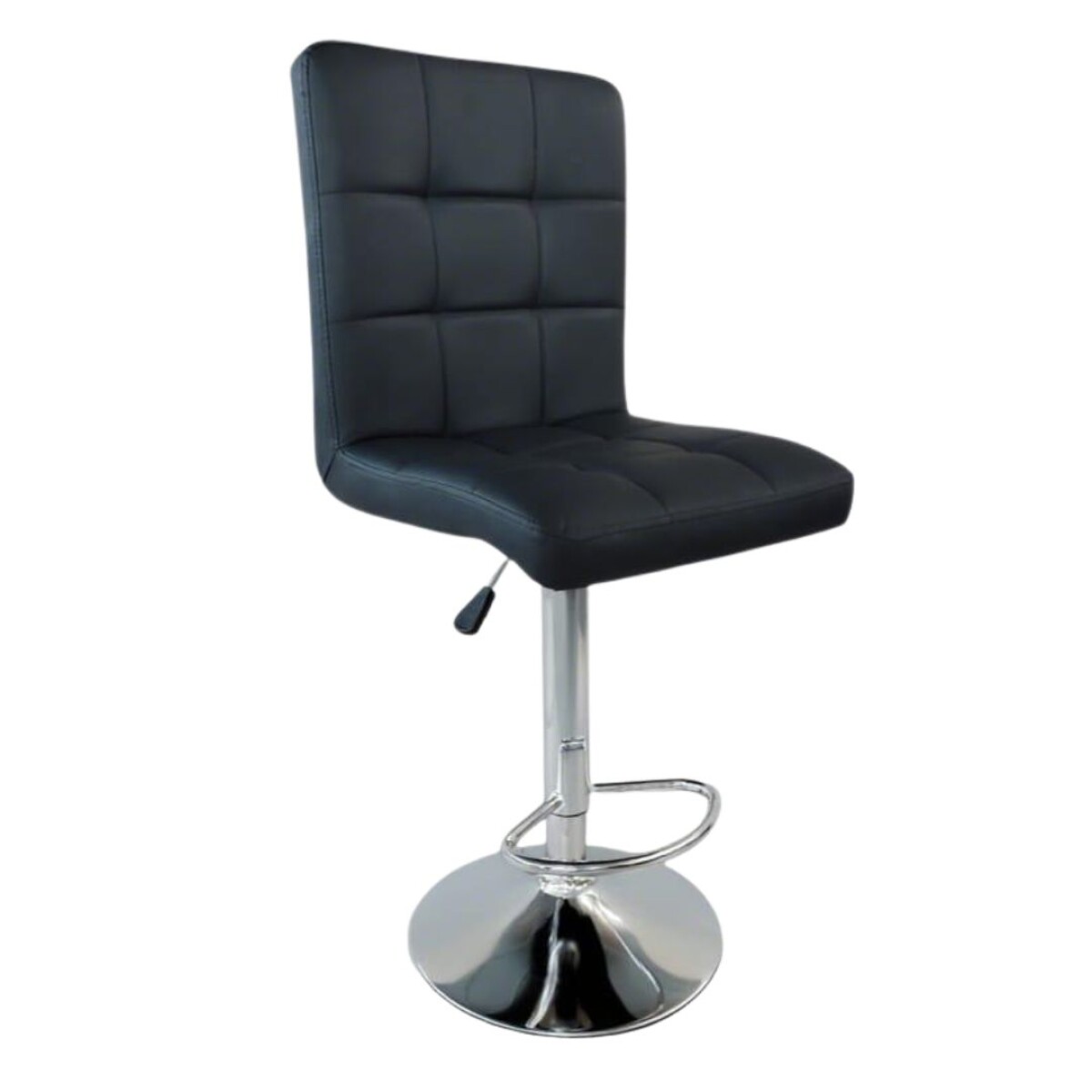 Banqueta Con Respaldo Negra ETIMEL 