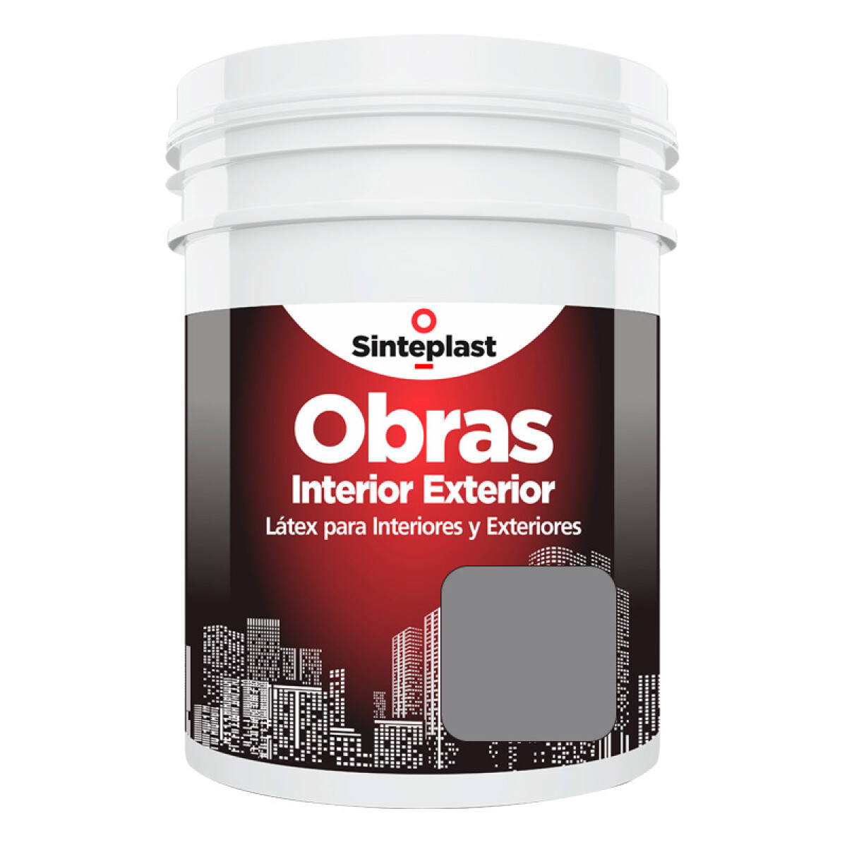 Sinteplast Obras - Latex Interior Exterior - Gris Plomo 