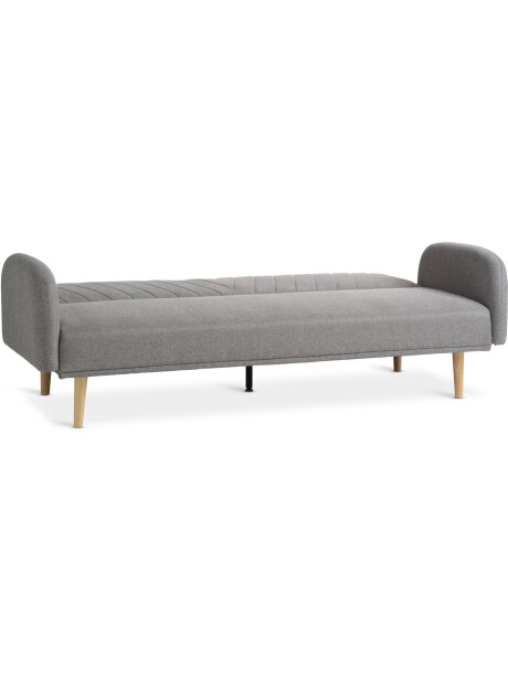 Sofá cama PARADIS 3 cuerpos tela gris claro Sofá cama PARADIS 3 cuerpos tela gris claro