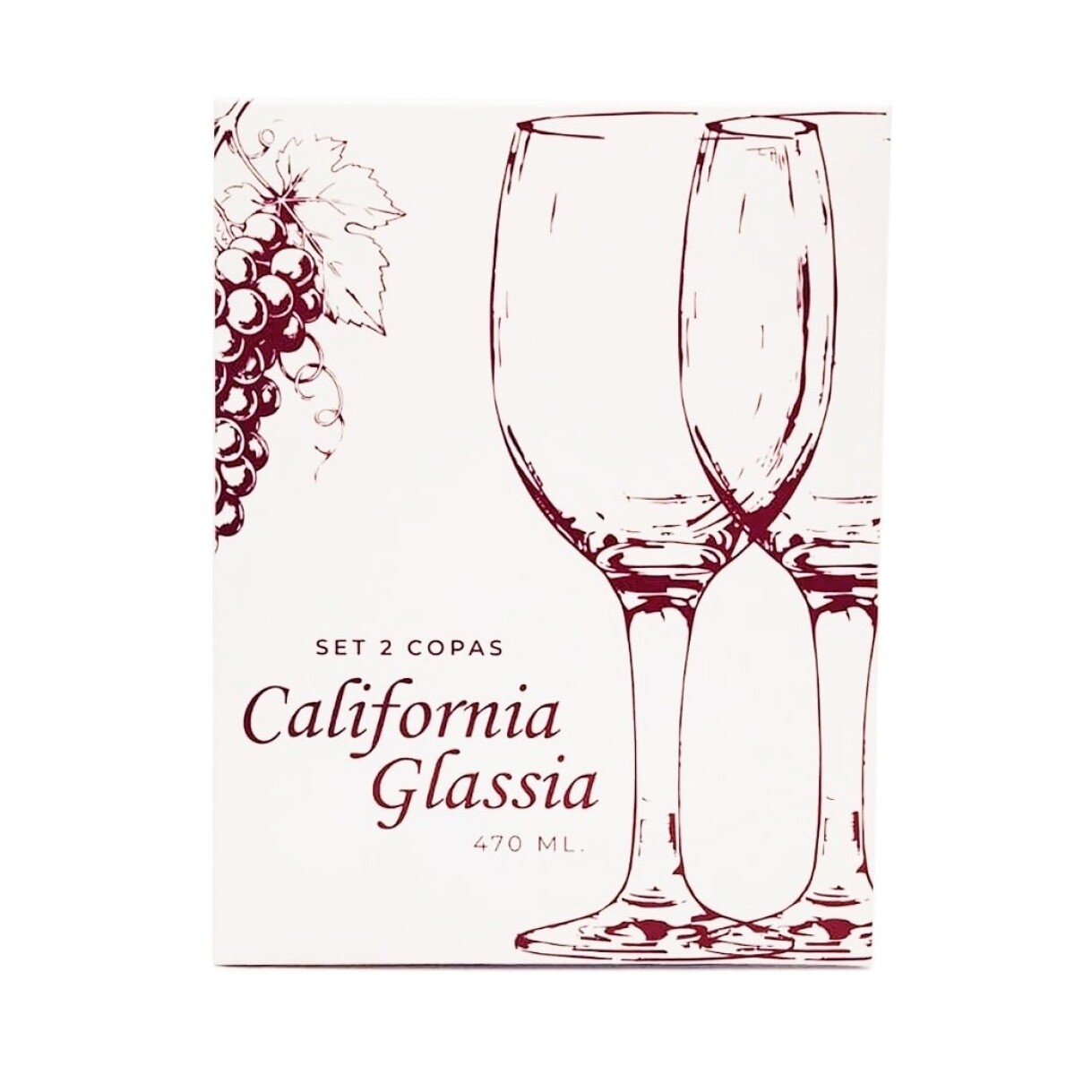 SET X2 COPA 470ML CALIFORNIA GLASSIA 