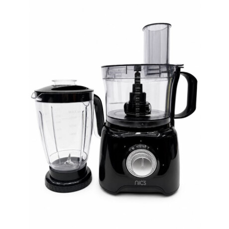 Multiprocesadora NICS 8 En 1 800W Licuadora Procesadora Negra Multiprocesadora NICS 8 En 1 800W Licuadora Procesadora Negra