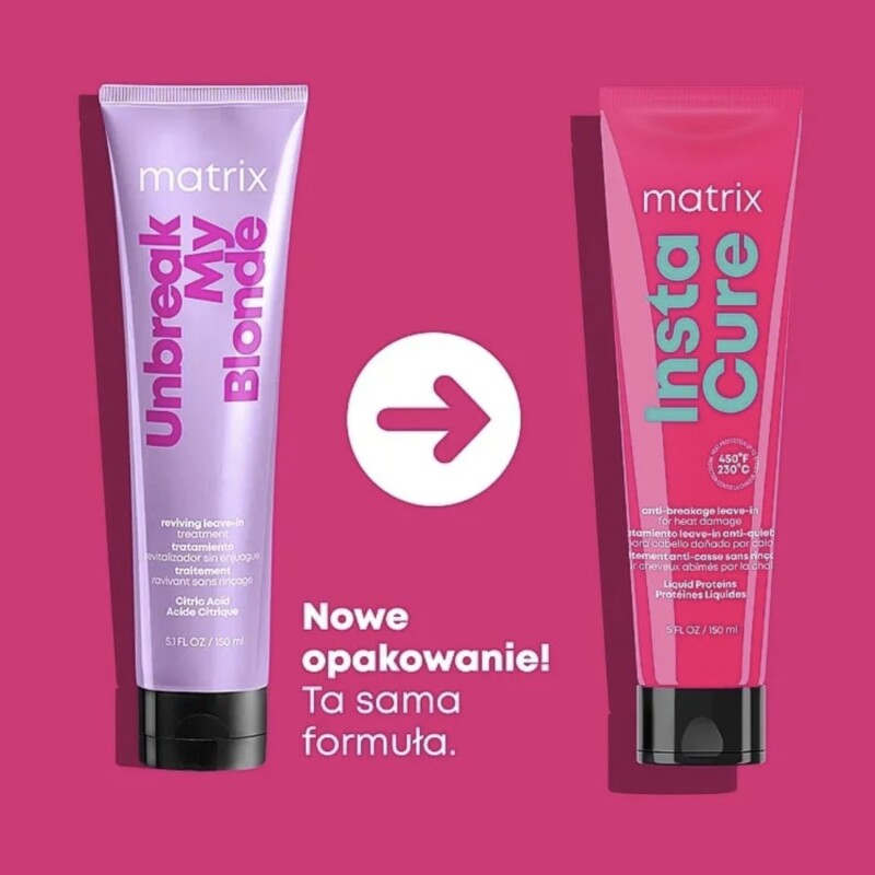 Tratamiento Anti Quiebre Matrix Instacure Sin Enjuague 150ml Para Cabello Dañado Tratamiento Anti Quiebre Matrix Instacure Sin Enjuague 150ml Para Cabello Dañado