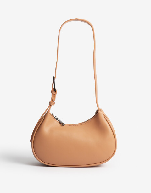 City Cartera Casual Baguette - Naranja Durazno