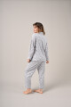 Pijama Abotonado 1059 Gris