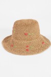 Sombrero papiro cherry beige