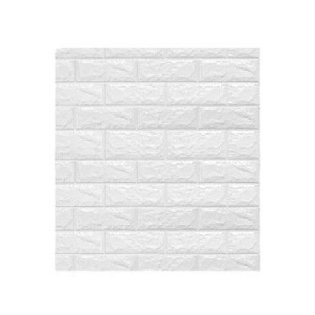 Revestimiento Adhesivo 3D Ladrillo 70x70cm BLANCO